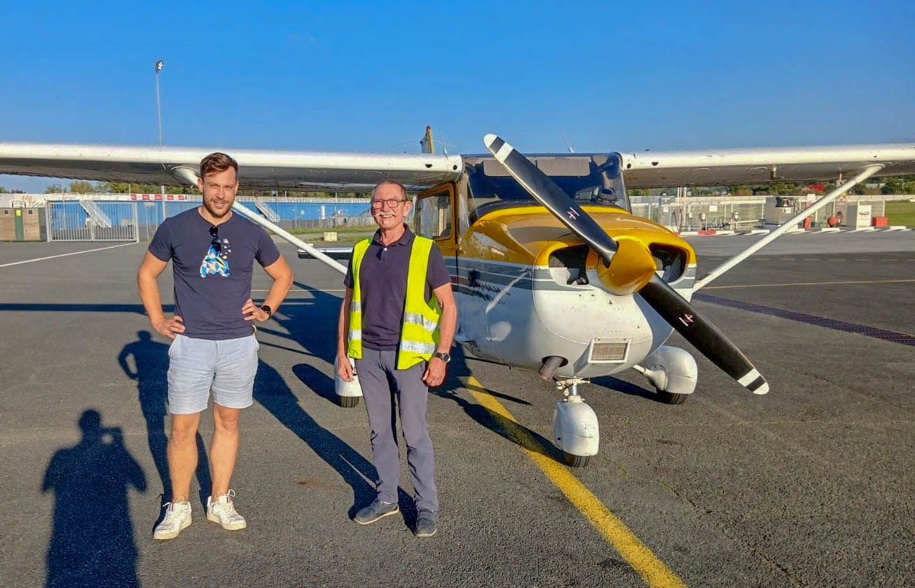 Mehdi Obtient sa licence de pilote privé